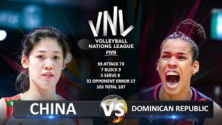 China vs Dominican Republic | Women's VNL 2023