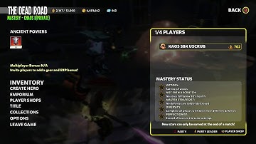 DD2 Tutorial Mastery Guide Chaos 2 The Dead Road