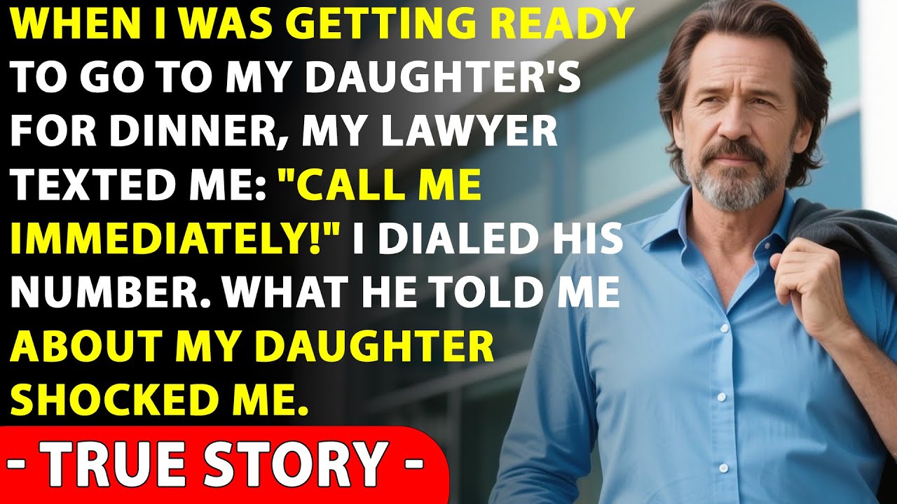 My Lawyer Wrote To Me “Call Me Immediately!” He Told Me The Terrible Truth About My Daughter