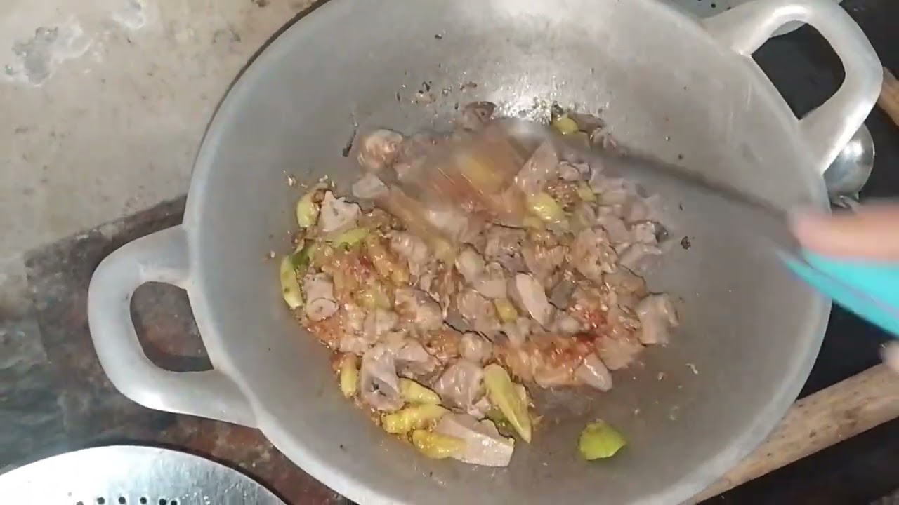 Gagal!!! Masak sambal terong santan