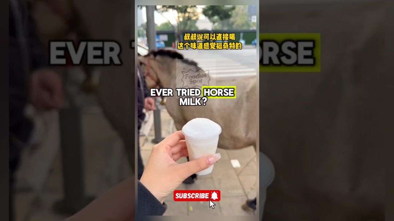 Horse Fresh Milk 🥛🐴 