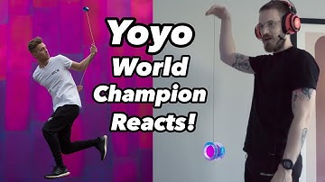 Yoyo World Champion Reacts - PewDiePie Learns From Yoyo Master