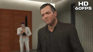 GTA 5 Online Michael Cutscene - A Safehouse in the Hills DLC