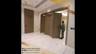 أبواب من الخشب الطبيعي  نظام فولدنج #ابواب #ابواب_مودرن #الرياض #تصميم