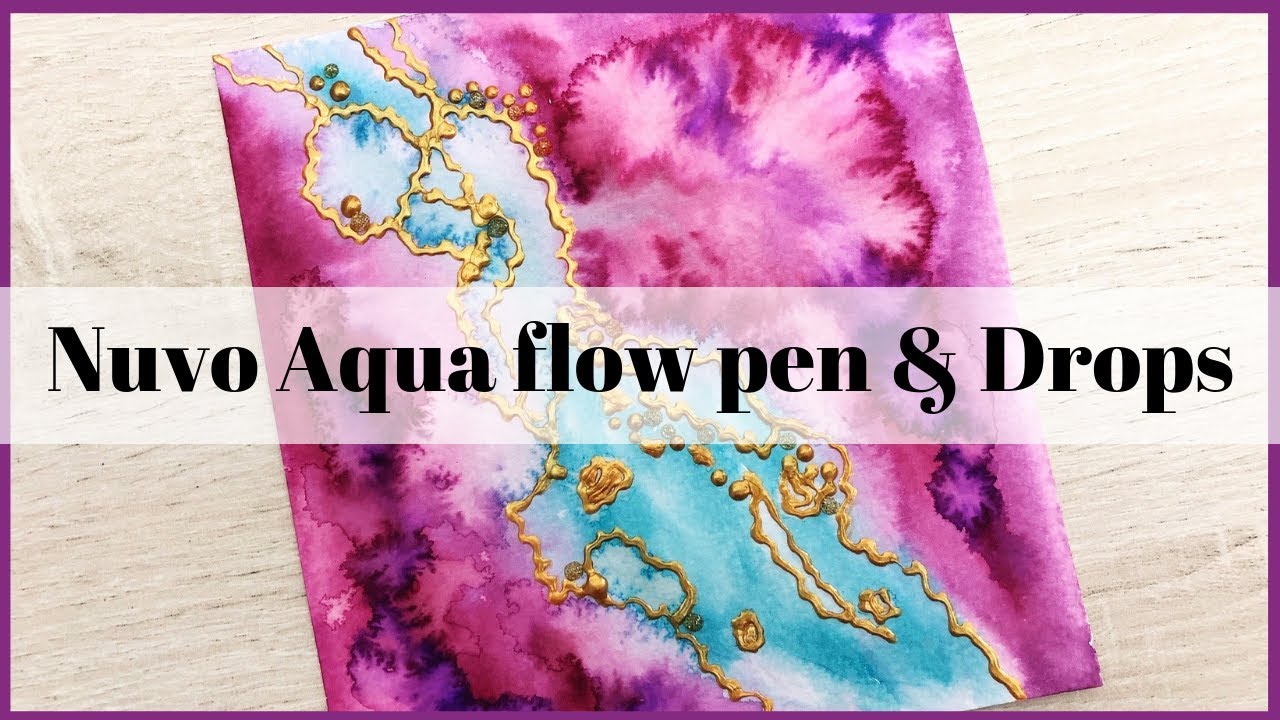 Tonic Studios > Festive Season - Nuvo Aqua Flow Pens 3/Pkg: A Cherry On Top