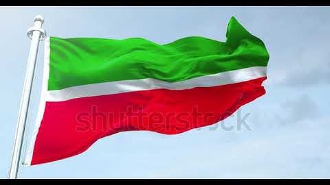 Tatarstan Flag Waving loop 4K.