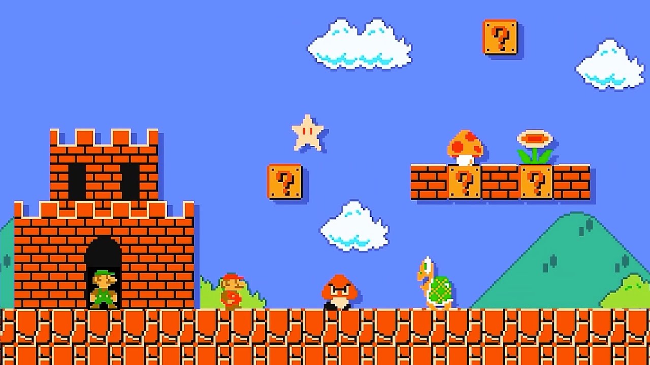 Super Mario Bros Remastered HD: Super Mario Bros 1