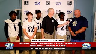 WHHI NEWS | Ed Susi, Battery Creek Dolphins High School Football | Media Day 2024 | WHHITV