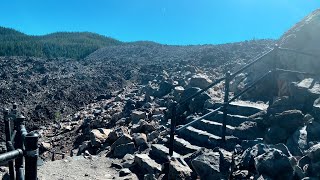 (4K UHD) HIKING HIGHLIGHTS - Big Obsidian Lava Flow Trail @ Newberry National Volcanic Monument!
