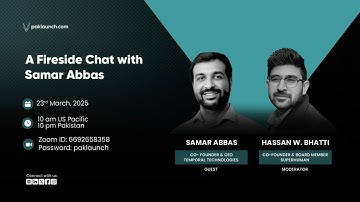 A Fireside Chat with Samar Abbas, Co-Founder and CEO Temporal