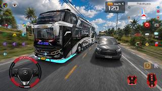 Bus PO Haryanto Balapan Sengit Lawan Mobil di Jalan Raya | Bus Simulator Indonesia