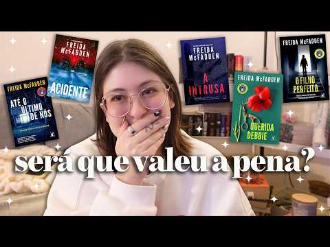EU LI FREIDA MCFADDEN POR UMA SEMANA | vlog de leitura