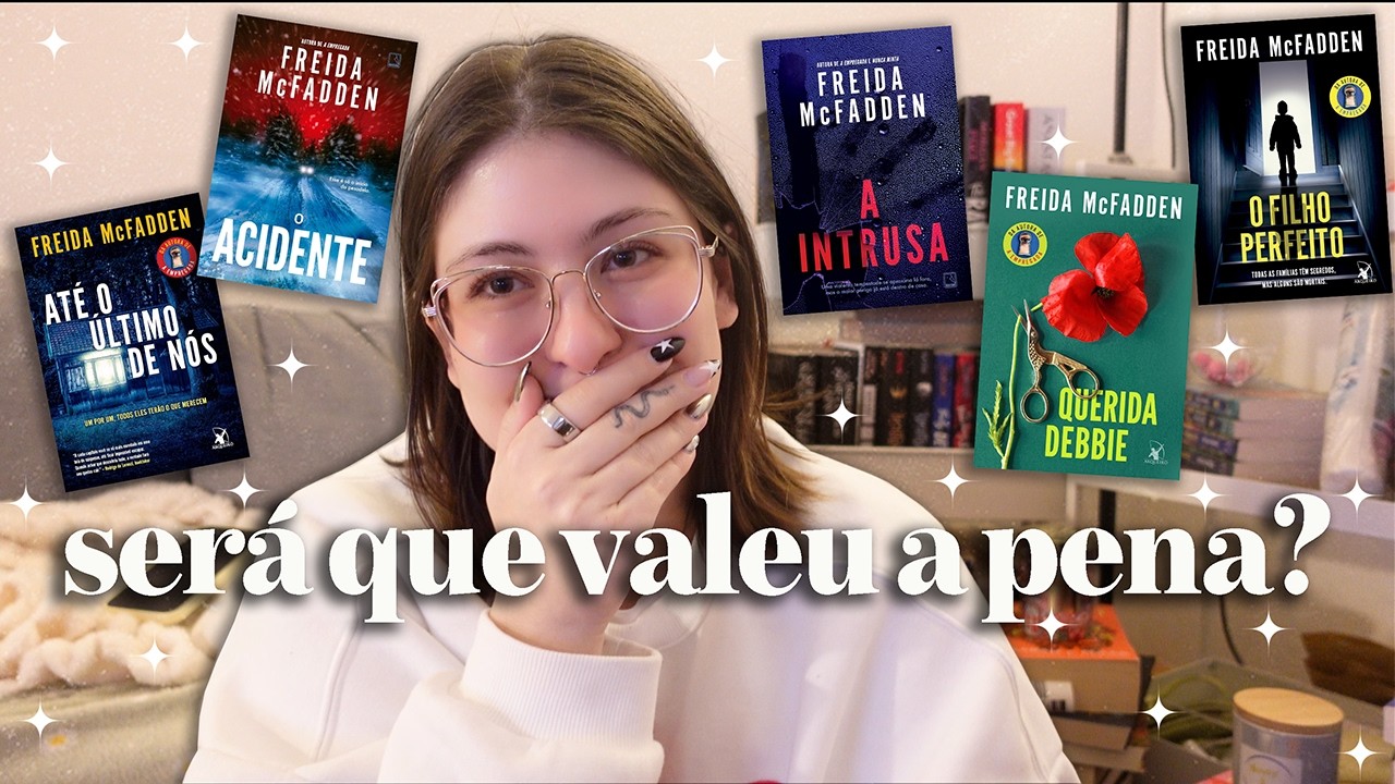 EU LI FREIDA MCFADDEN POR UMA SEMANA | vlog de leitura