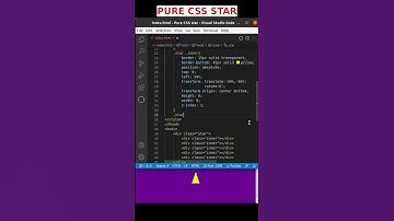 How To Create A Star Shape With HTML and CSS