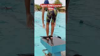 Latihan Sprint 50m #Estafet Bifin #shorts screenshot 5