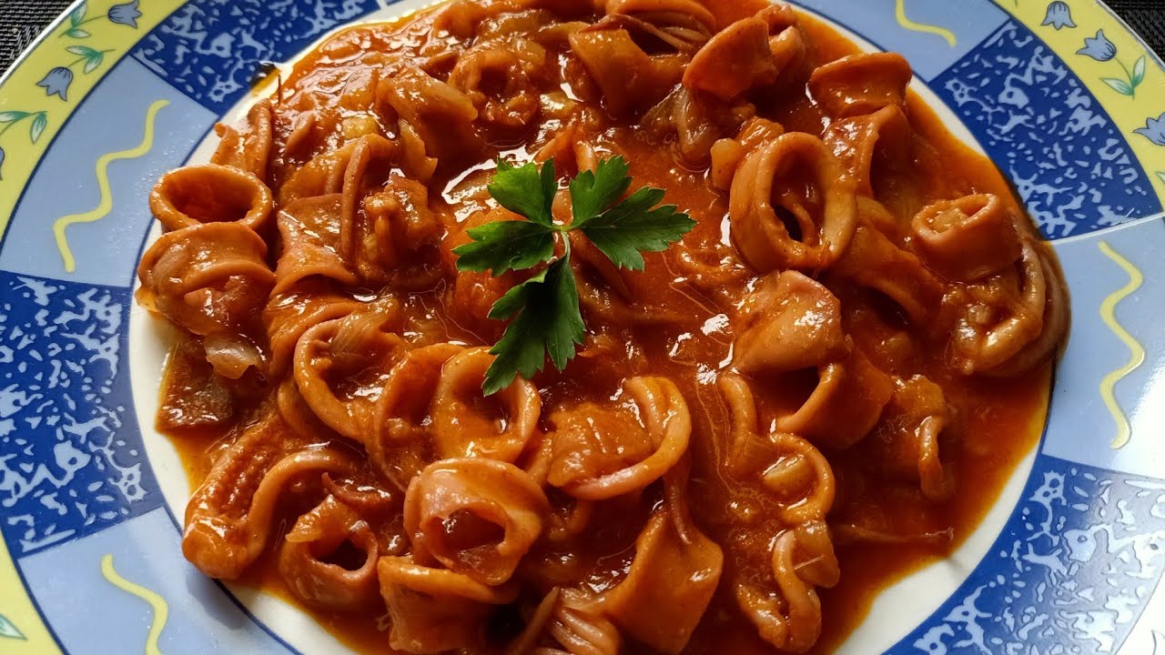 #calamares #encebollados #buenísimos 😋😋😋😋