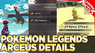 NEW Pokemon, Battle System, Pokedex Quests, & More Info on Pokemon Legends Arceus