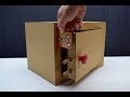 How to Make Safe with Key Card from Cardboard