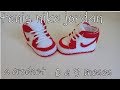 Nike Air jordan a crochet - Baby booties -0 a 3 meses