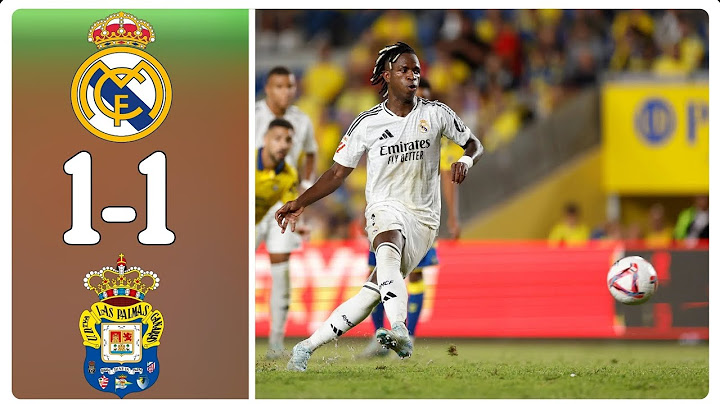 Las Palmas stopped real madrid ! with draw