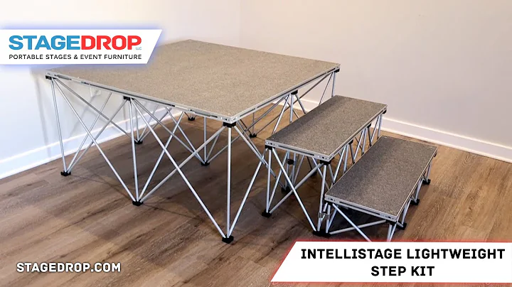 IntelliStage Lightweight Step Kit for 16", 24", and 32" High Stages - StageDrop