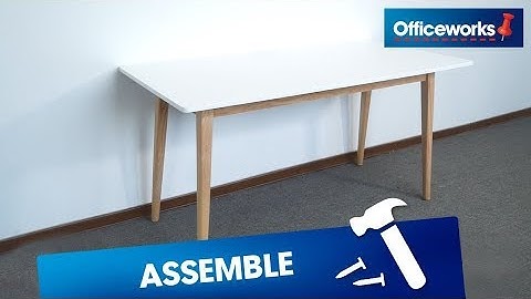 Copenhagen Desk Assembly Instructions
