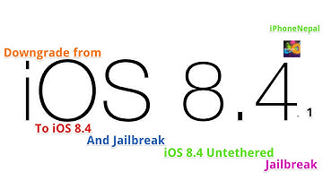 Downgrade From iOS 8.4.1 To iOS 8.4 & Jailbreak iOS 8.4 For iPhone, iPod & iPad Mini-Taig Untether