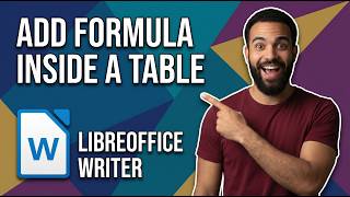How To Add A Formula Inside A Table In LibreOffice Writer (Easy Guide)