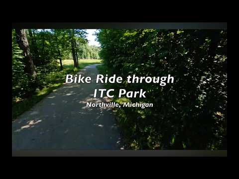 BIKE RIDE in ITC PARK, Northville, Michigan. June 2026. Filmed GoPro