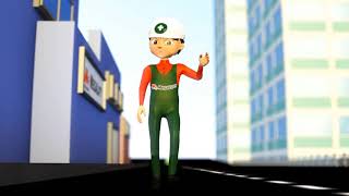 A Safety Community Message - Don't Text While You Walk | Megalift Malaysia | Project Logistics