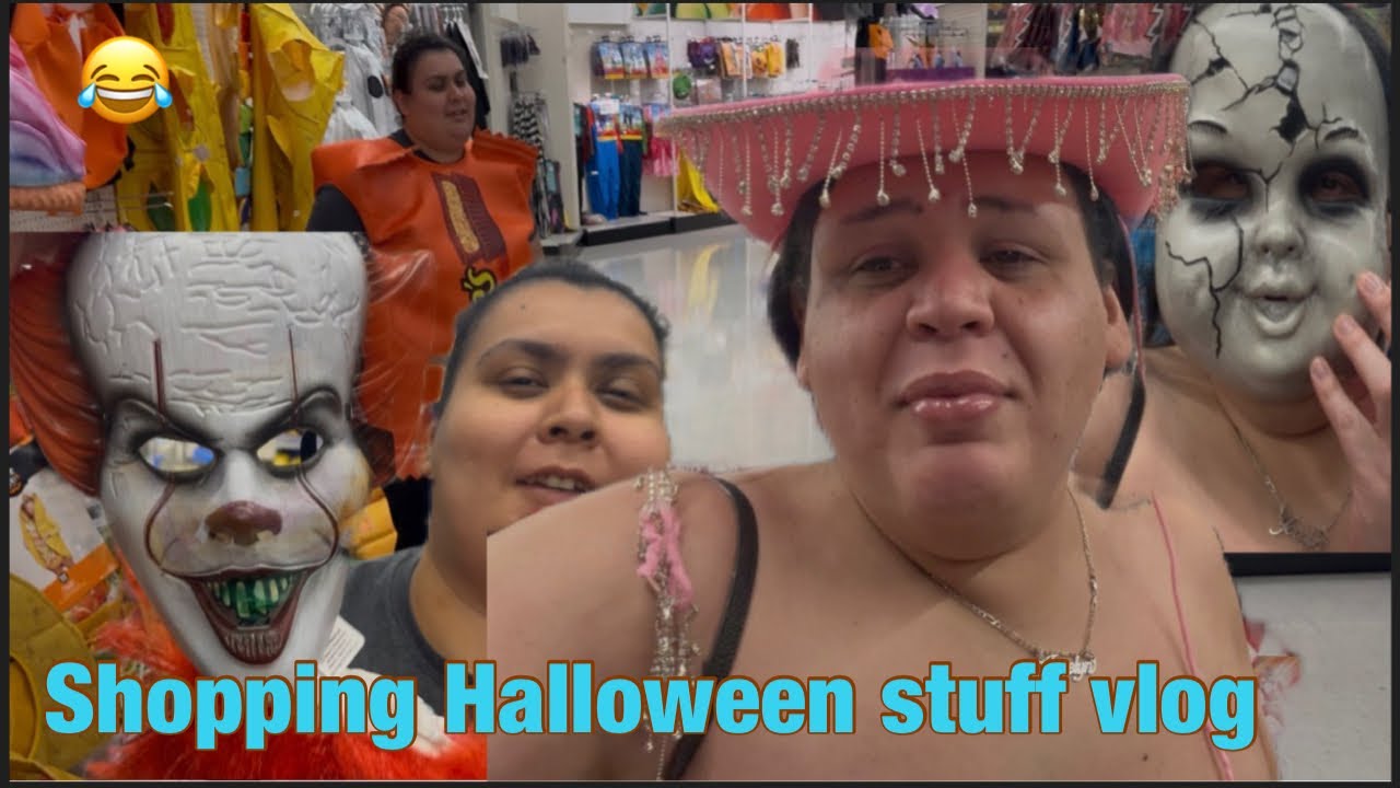 Shopping helloween. Custom with the Govea’s sister