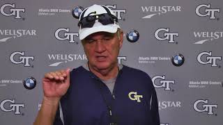 #GTCamp17: Post Scrimmage Press Conference with Coach Johnson