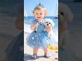 Apate Apate Apt Apt Cute Baby Singing With Puppy Shorts Viral