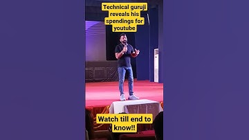 Technical Guruji on youtube earnings/spending at IIT BHU #technicalguruji #technology #tech #iitians