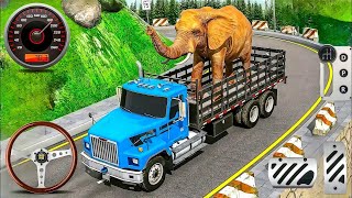 Wild Animals Transport Truck Driving - Uphill Crago Truck Simulator 3D - Android Gameplay screenshot 4