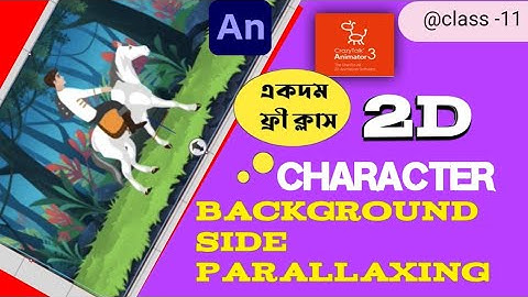 Cartoon Animator 4: How to create Scene with PSD | Create Background | Bangla Tutorial animate cc