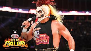 Psycho Clown makes a Street Fight challenge to El Carnicero for Triplemanía: AAA Ola de Calor