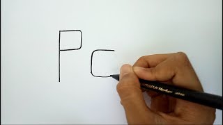 Draw Old Computer Using Pc Word Very Very Easy