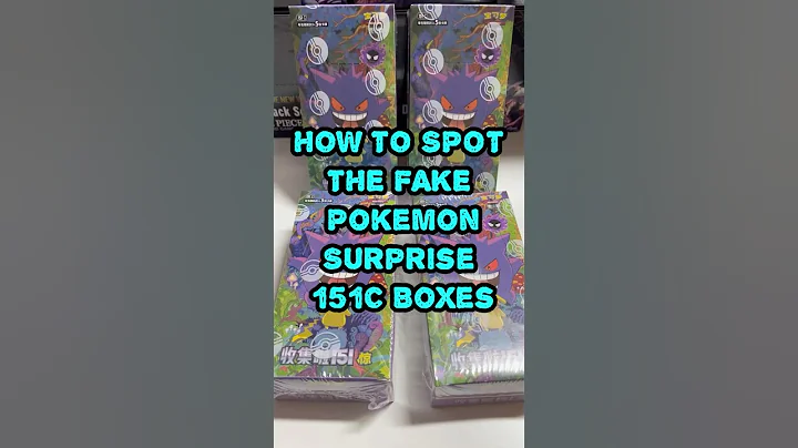 How To Spot Fake Pokemon 151C Surprise Boxes!