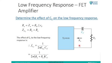 Video 3: [FET] Low Frequency Response (Part 2)