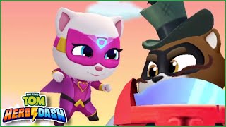 Talking Tom Hero Dash Gameplay Halloween 2020 Talking Angela