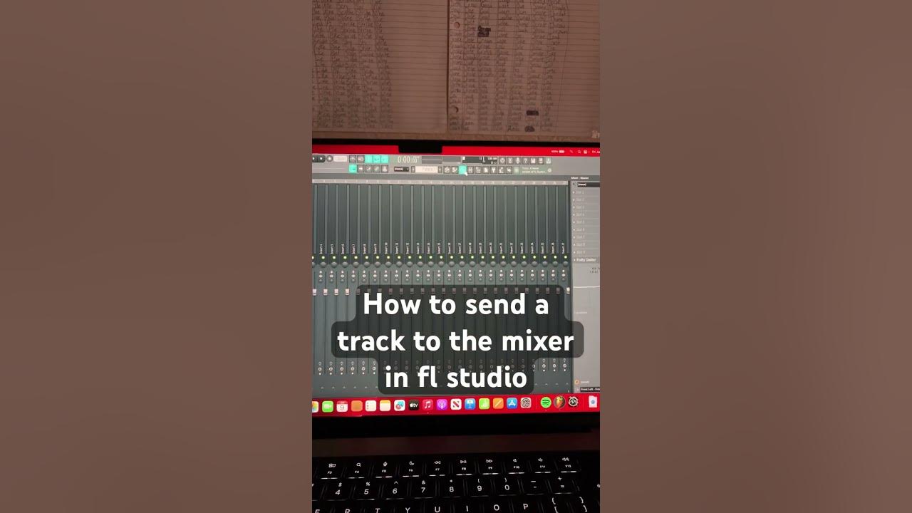 How to send a track to the mixer in fl studio YouTube