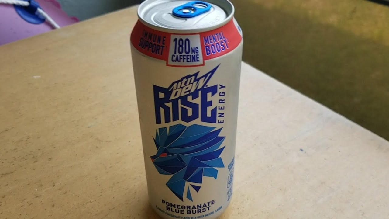 Mountain Dew Rise Pomegranate Blue Burst Review!