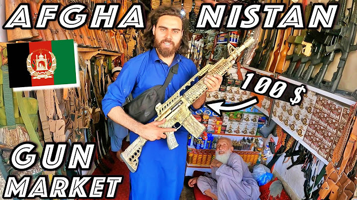 HOW ARE OPEN GUN MARKETS IN TALIBAN'S CAPITAL