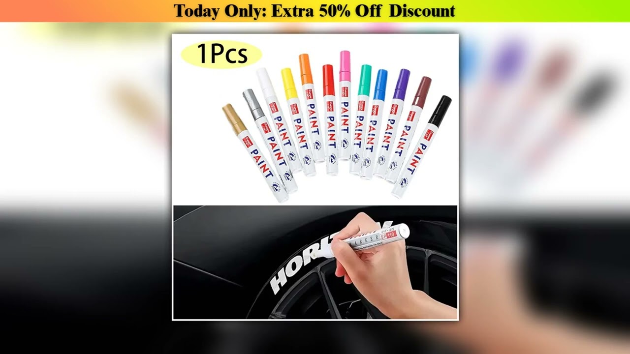 Car Paint Pen — Exclusive (2025): Car Paint Pen Waterproof Car Wheel Tire Oily Painting