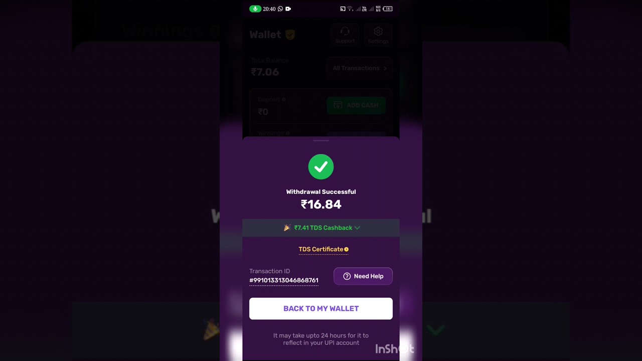new earning app rush payment proof live instant payment for UPI ID 