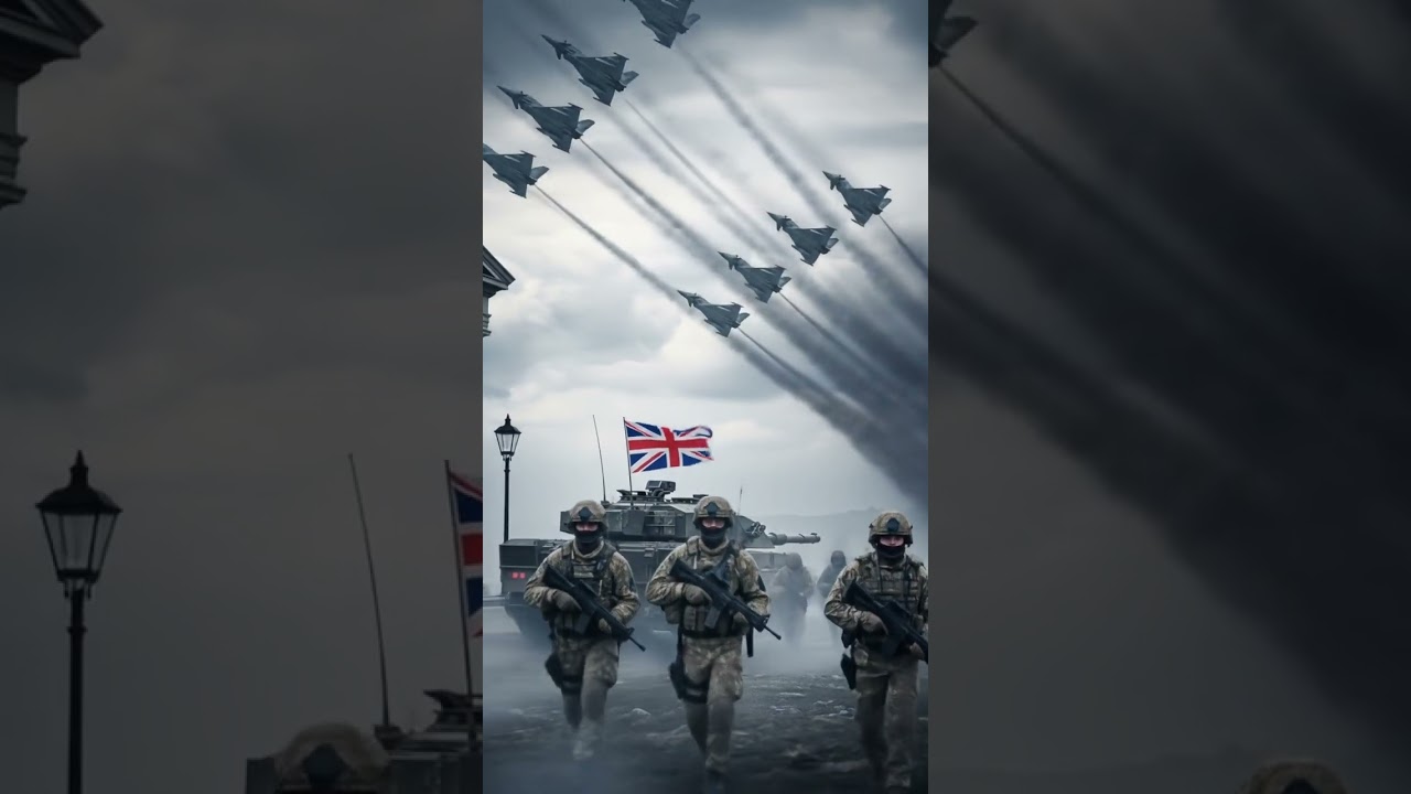 "UK Flag Waving with Pride – Emotional 4K Cinematic Scene" 