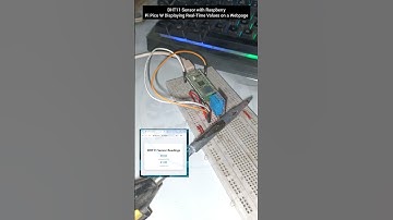 DHT11 Sensor with Raspberry Pi Pico Displaying Real-Time Values on a Webpage