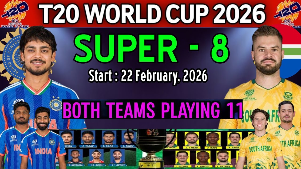 T20 World Cup 2026 India vs South Africa | India vs South Africa Playing 11 | Ind vs Sa Playing 11 