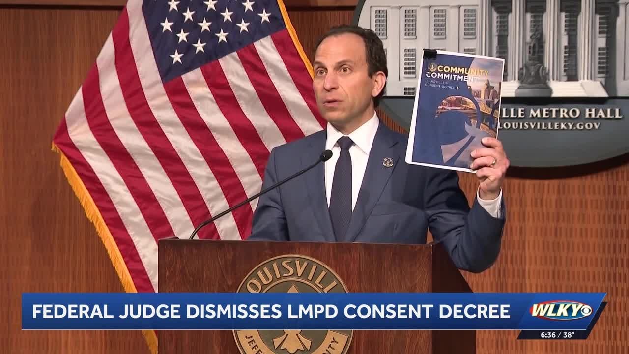 LMPD consent decree dismissed by federal judge